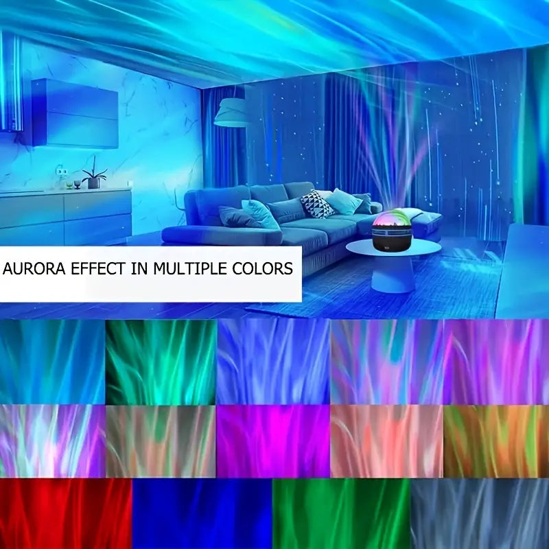 Aurora Galaxy Projector™ – Transform Any Room Into a Starry Sky
