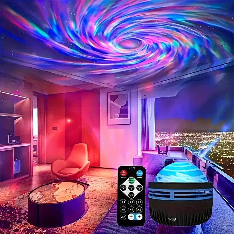 Aurora Galaxy Projector™ – Transform Any Room Into a Starry Sky